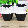 12sets Mustaches Lips Cupcake Wrappers Toppers For Party Birthday Decoration (12