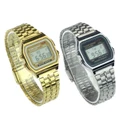 Vintage Style Stainless Steel LED Digital Alloy Wrist Watch