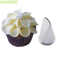 Piping Tips Pastry Tool Cake Decorating Spiral Piping Tips Drop Rose Nozzle