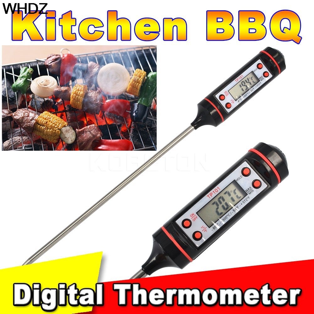 Digital BBQ Thermometer Kitchen Cooking Food Meat Probe Pen Style Dining Tools