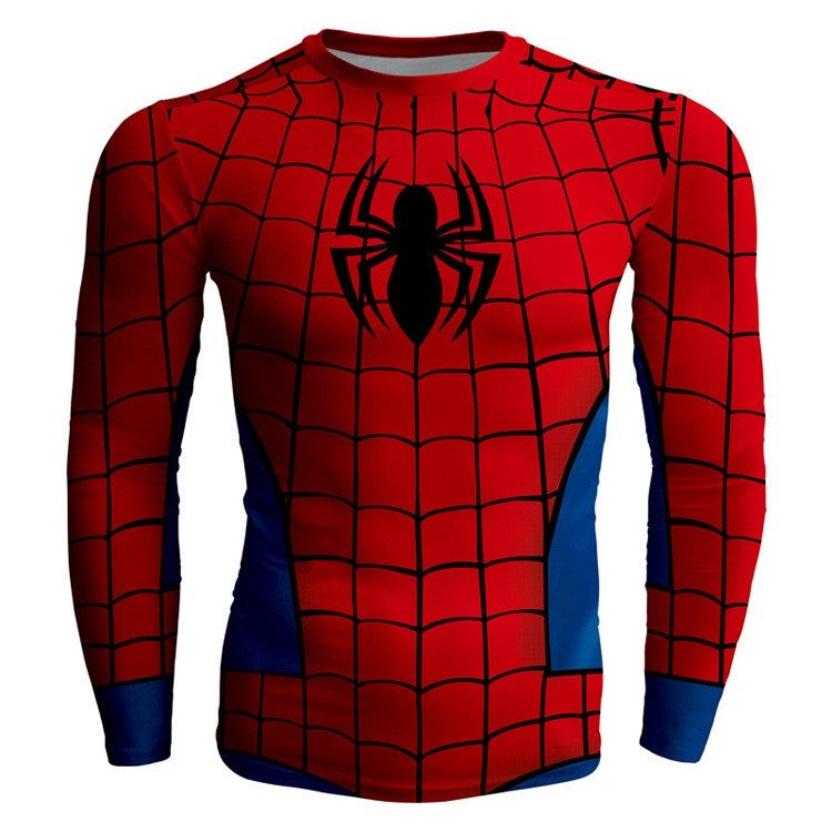 SOLITA spiderman chivalry man long sleeved T-shirt