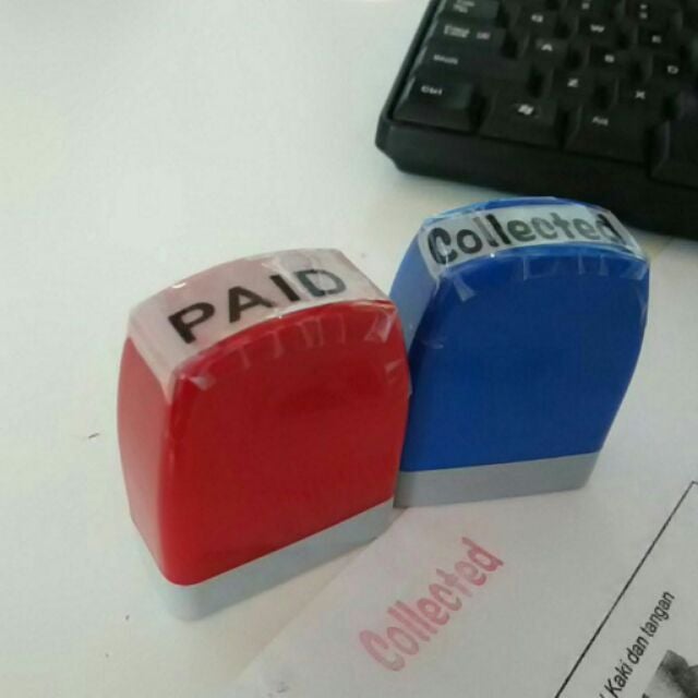 Self Ink Pre ink customised Rubber stamp Cop Getah company stamp flash stamp name cop company chop