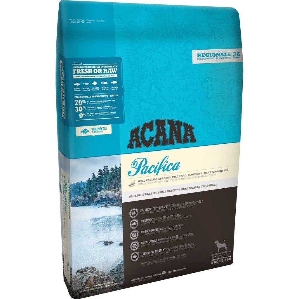 Acana Pacifica Dog Food 2kg Free 1 Pack Greedy Dog Treats Random Flavour