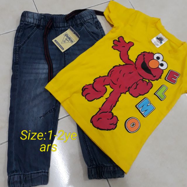 Seluar jeans oshkosh sepasang