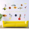 3D Astronauts Wall Stickers Home Room Decor For Kids Room Removable Sticker DIY