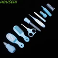 10pcs Health Care Thermometer Comb Nail Clippers Newborn Grooming Kit Set Baby