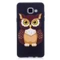 Soft Case for Samsung Galaxy A3 2016 kawaii Owl Embossed Shockproof Cover