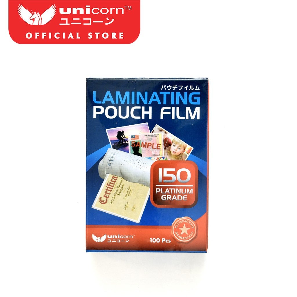 Unicorn Laminating/Lamination/Laminate Pouch Film ULF-65X95MM-150M