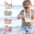 Wooden Camera Cameras Toy Children's Travel Home Decor For Children Kids