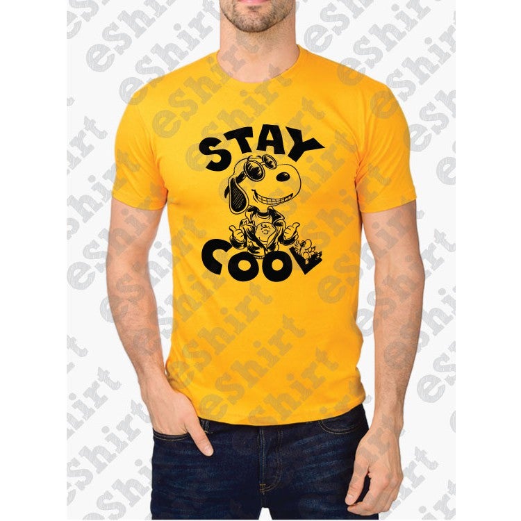 Snoopy Stay Cool Peanuts Unisex Female Tshirt T shirts