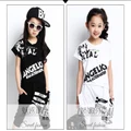 Summer Children's Street Style Clothes Hip-Hop Jazz Gigolo Girls T-shirt+Pants