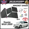 Carfit Magnet Shade sunshade for Toyota Wish 2009 (6PCS/SET)