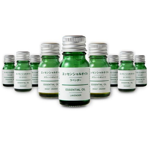 Authentic MUJI Essential Oil Lavender Eucalyptus Peppermint Lemongrass Rosemary