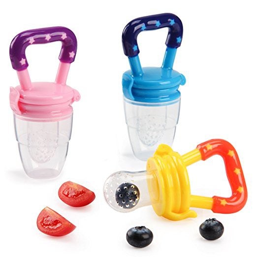 WITH PACK! Puting Buah REUSABLE Baby Fruit Feeder Baby Teether Pacifier Bite