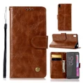 Leather Flip Stand Wallet Case Cover For Sony Xperia L1