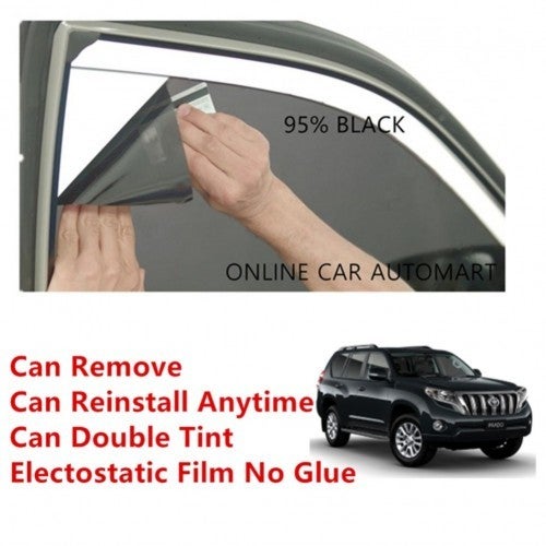OEM Pre-Cut Shape Magic Tinted Solar (4 Windows) 95% Toyota Land Cruiser Prado