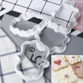 4pcs Decor Fondant Sugarcraft Cookies Cutter Frame Cake Mold