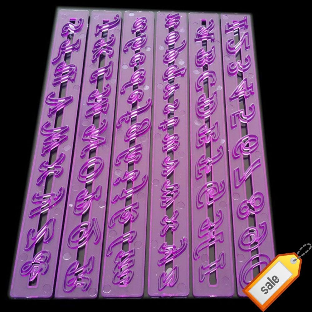 Sugar Letters Alphabet Fondant Cookie Cutter Cake Mold Mould Craft