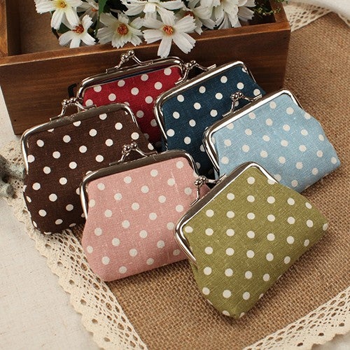 Women's Coin Purse Clip Framed Bag Wallet