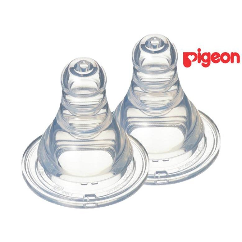 Pigeon Peristaltic Slim-Neck Nipple (2pcs per pack)
