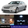 18pcs Canbus White LED Light Interior Package Kit For 2006-2010 Benz CLS-Class