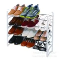READY STOCK 4 Tier Stainless Steel Shoes Rack