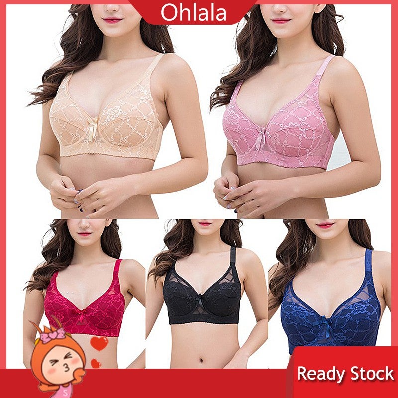 ?Ohlala ? Korean Women Underwire Bra Push Up Padded Up Bra Lace Bras