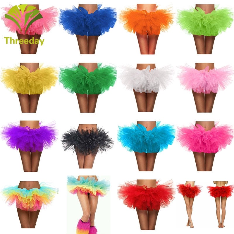 3Day Hot Women/Adult Fancy Dancewear Tutu Pettiskirt Princess Shirt Skirts Mini Dress