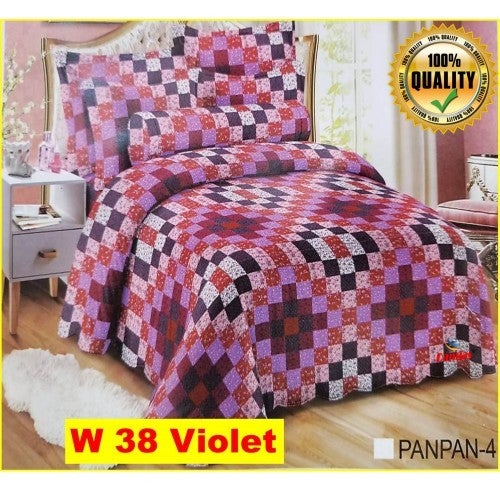 Bed Sheet Patchwork Set 6 IN 1 / Cadar VOL 4W [ SUPER QUEEN ]