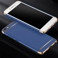 Vivo Y53 Matte Plating Case Thin 3 in 1 Scrub Electroplated Hard Back Cover