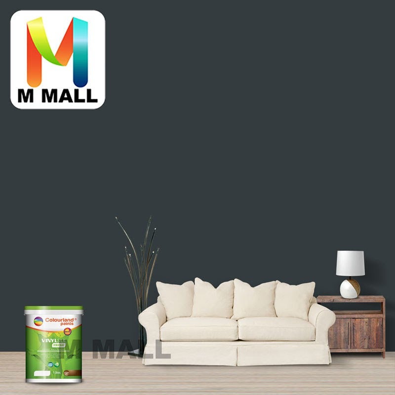 1L Colourland Paint Vinyl Silk Fresh Interior Melbourne Gray 3608-A