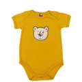 Bear Back and Front Embroidery Baby Romper [10206]