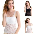 Comeandbuy Women Fashion Lace Camisole Translucent Floral Tube Tank Tops
