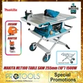 MAKITA TABLE SAW MLT100 25MM (10") COME WITH WTS 03(OPTIONAL) /COMBO DEAL