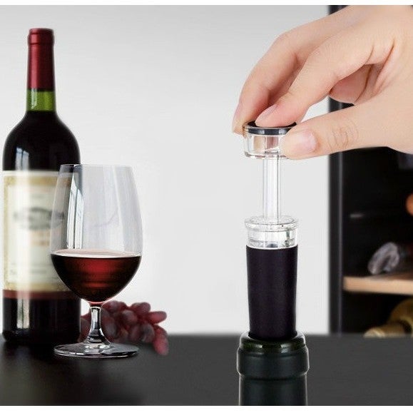 Fresh Sealed Air Pump Vacuum Wine Plug Bottle Preserver New Stopper