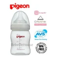 Pigeon Wide Neck PP 160ml Feeding Bottle Peristaltic Teat - 1 Bottle