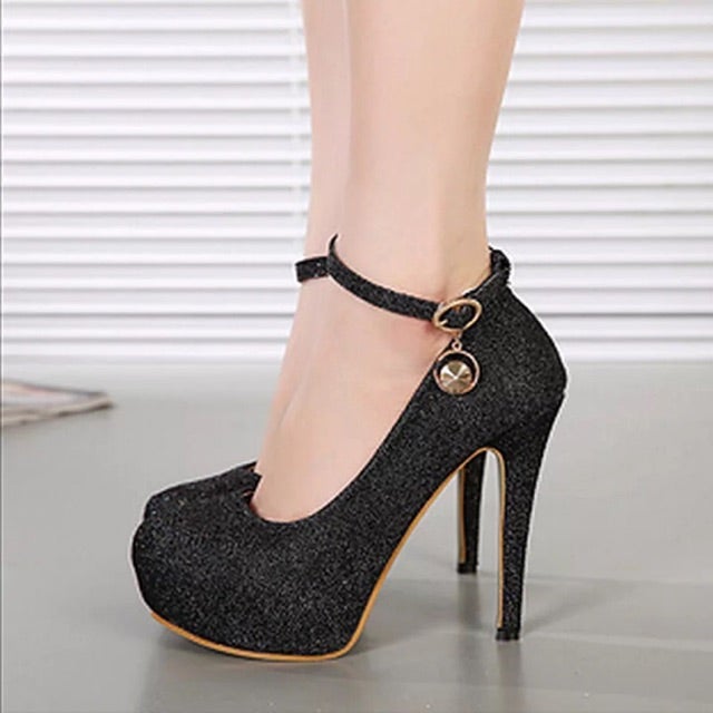 Size33-39, 12cm High heel shoe kasut tumit tinggi ???