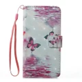 Samsung Galaxy A5 2017 Case Wallet PU Leather Flip Cover Butterfly