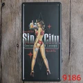 Sin City Carplates Retro vintage Metal tin signs License wall art craft