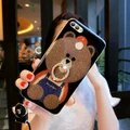 Case For Huawei Nova 2/Nova 2 Plus/Nova 2s Cute Bear Back Cover Ring Stand