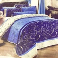 Cotton patch bed sheet