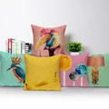 Cartoon world colorful animals Throw Pillow Case Sofa Cushion Cover Home Decor