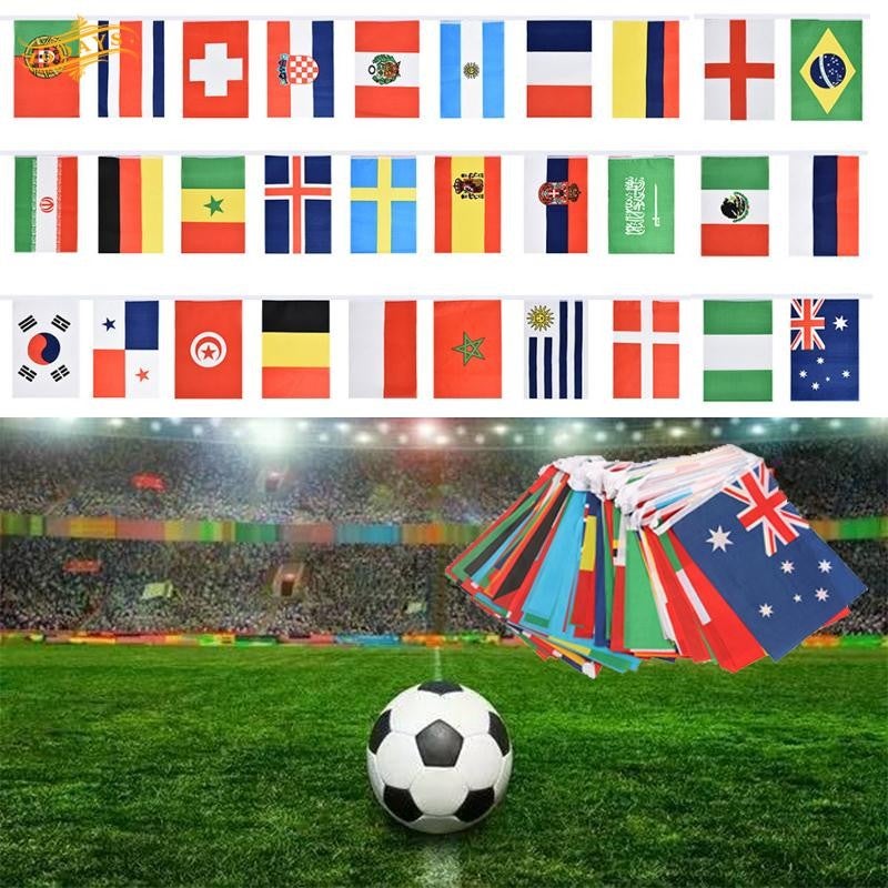 19D Bunting Garland Flags Banner Hanging Ceative 2018