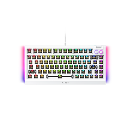 Razer BlackWidow V4 75% Barebones - US - White