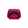 Razer Quick Charging Stand for PS5 DualSense Wireless Controller Quick Charge - Curved Cradle Design - Matches Your PS5 DualSense Wireless Controller - Red