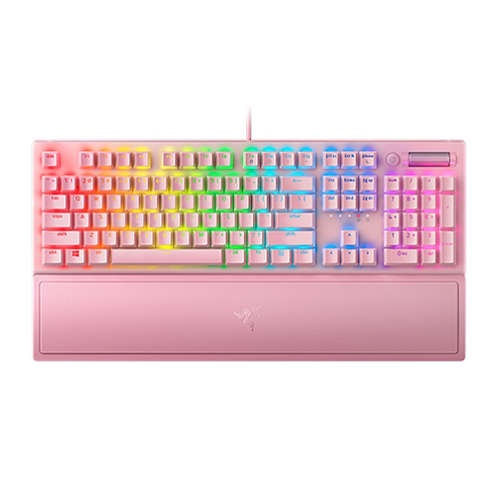 Razer BlackWidow V3 Mechanical Gaming Keyboard - Green Switch (Tactile & Clicky) - US Layout - Quartz