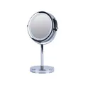 Allure Vogue Illuminated Metal Double Sided Mirror - Silver