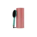 ghd® glide® hair straightener brush in alluring jade - limited edition