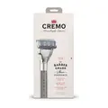 Cremo Barber Grade Razor with Blade Refills 2 Pack