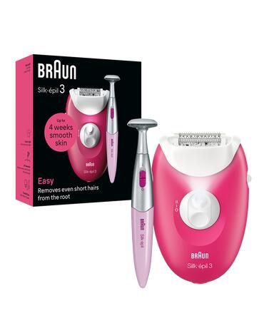 Braun Silk-épil 3 Corded Epilator with Bikini Trimmer